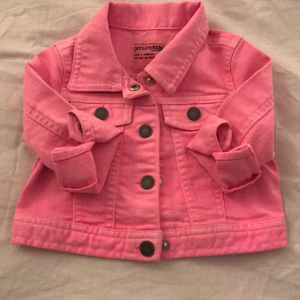 OshKosh pink jean jacket